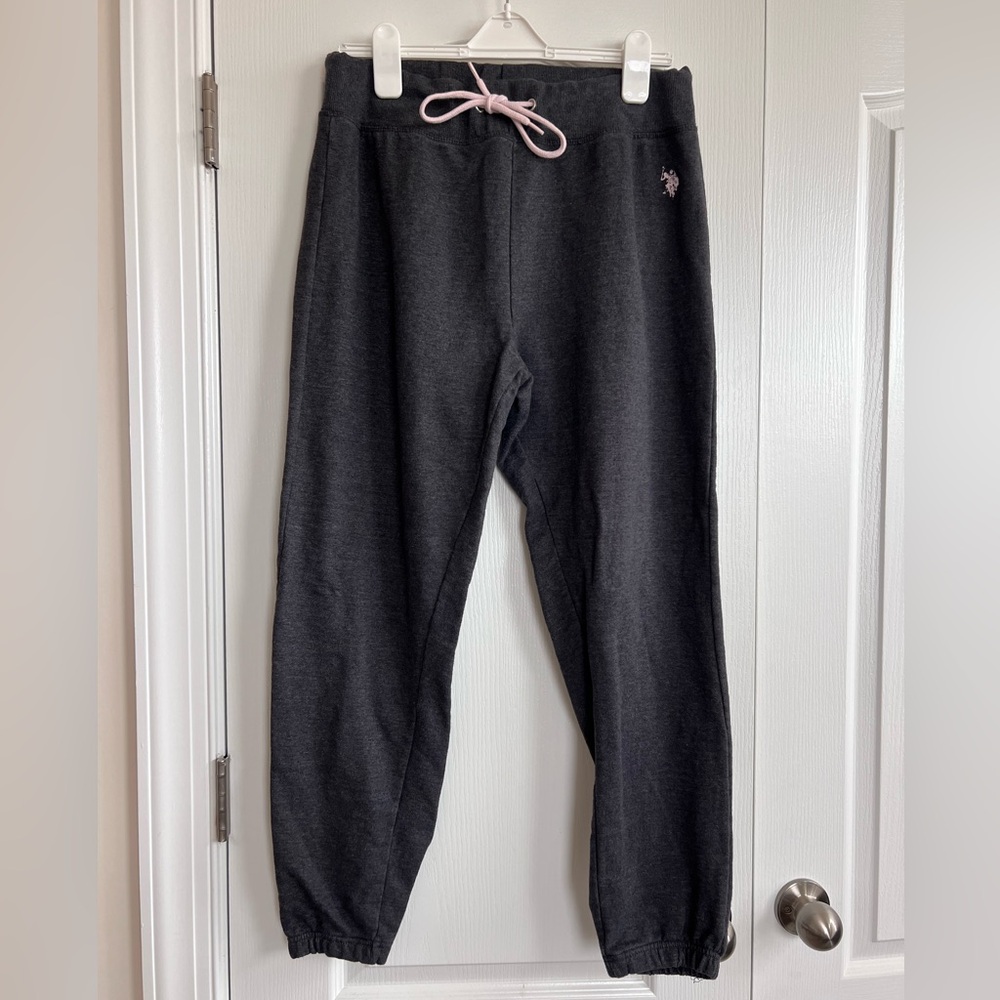 U.S. Polo Assn. Gray Drawstring Joggers